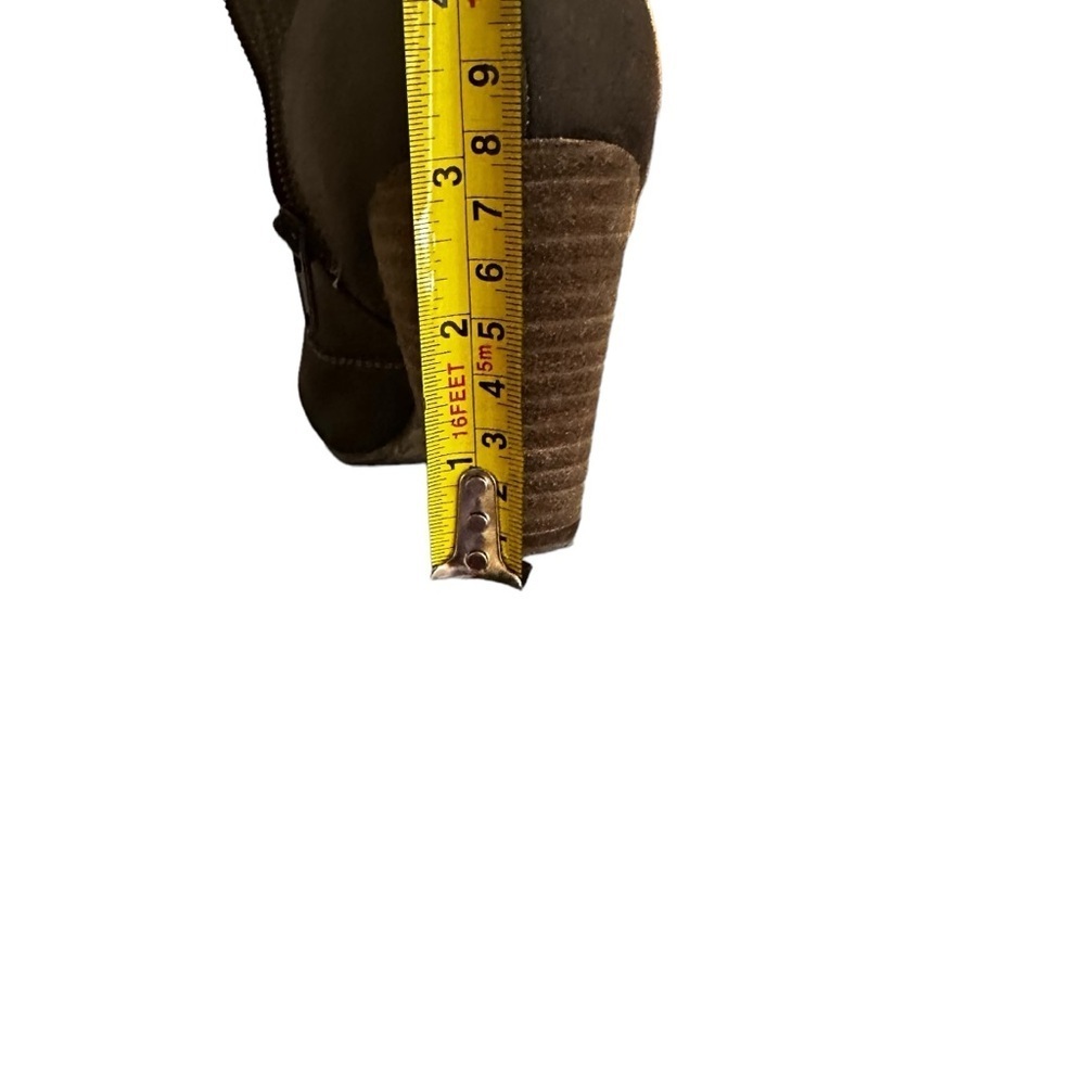 🔴 5 for $40 SALE! 
Report Western Brown Block Heel Booties with Zip Closure sz 9 - Picture 12 of 12